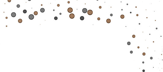 Shimmering Bliss: Mesmeric 3D Illustration Depicting Glistening gold Confetti in PNG 3D