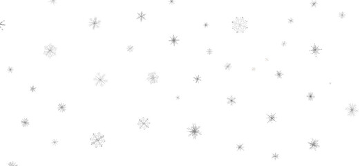 Snowflakes - Snowflakes falling for christmas decoration abstract