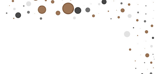 Multicolored confetti on white