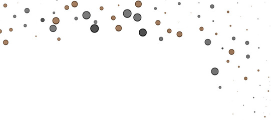 gold  Shower: Dynamic 3D Illustration of Dancing gold Confetti