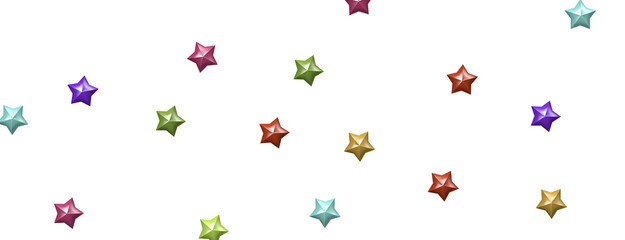 Colorful Rainfall: Lose Yourself in a Mesmerizing 3D Stars Downpour