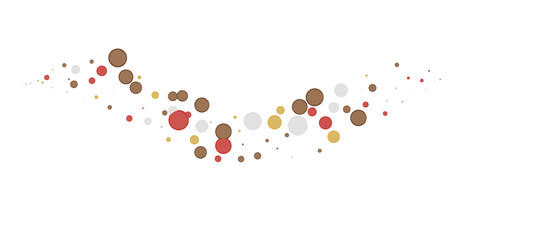 Multicolor confetti abstract background with a lot of falling pieces, isolated on a white background.