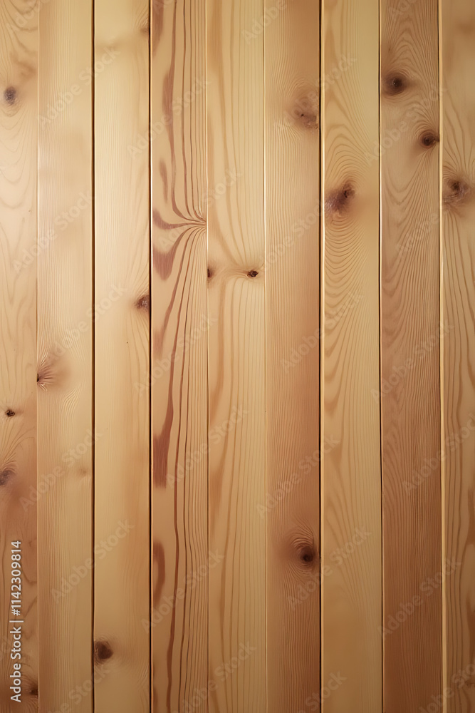 Poster A wooden tabletop with a subtle texture creates an inviting perspective pattern for a visually appealing background image._00001_