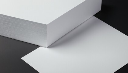 Matte white paper with a soft grain and elegant finish