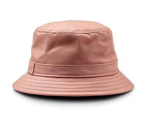 Stylish pink bucket hat for trendy outdoor adventures.