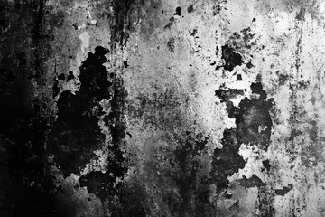 Obraz premium Rustic metal canvas. Oxidized metal layer. Weathered iron texture background. Scuffed and eroded metal coating