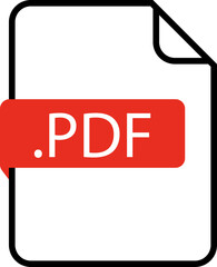 File format icons set. Format for texts, images, vector images, videos - pdf, doc, jpg, xls, zip. File download symbols. Document types in flat style illustration