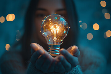 Illuminated Ideas in a Light Bulb