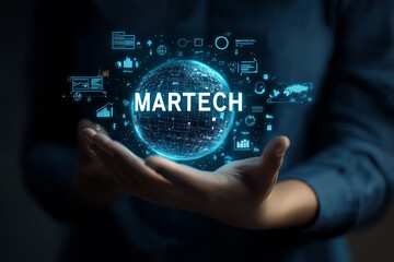 Global Marketing Technology Concept