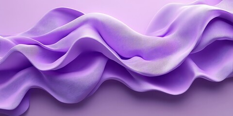 Obraz premium Abstract purple flowing fabric waves background.