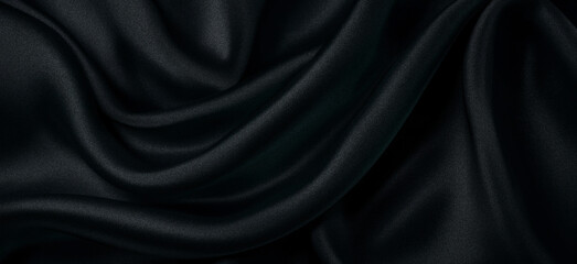Black fabric background with a cross-sectional texture.