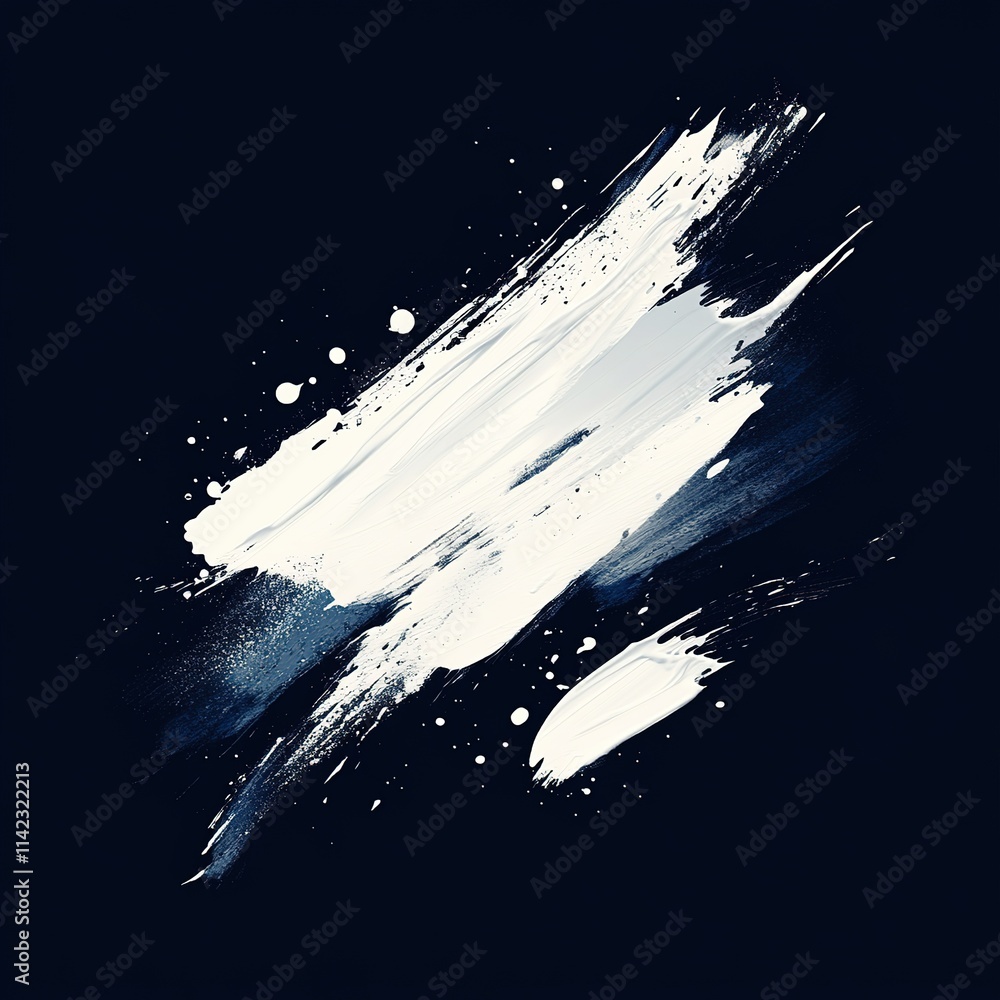 Aufkleber dynamic abstract art creation studio digital artwork minimalist environment close-up view modern aes