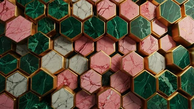green and red tiles
