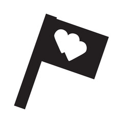 heart with flag
