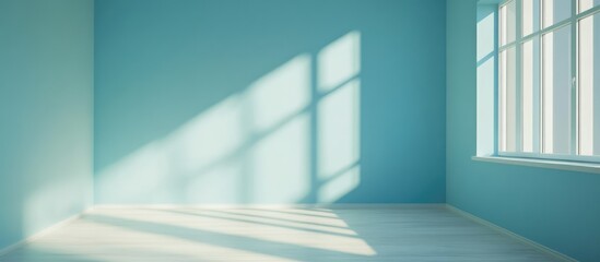 Obraz premium Bright and airy empty room in newly constructed apartment ideal for showcasing interior design possibilities and inspiration