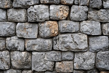 Fototapeta premium grey stone wall background or castle stone wall. 