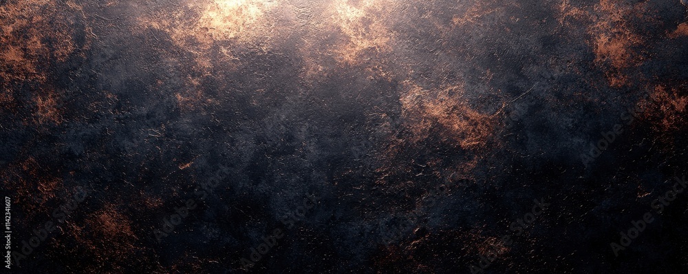 Poster dark metallic textured background with subtle golden highlights for artistic use