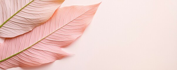 Closeup of pink lotus leaf veins nature texture aesthetic macro