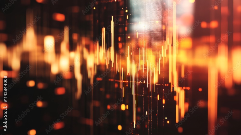 Poster visualizing futures contracts in stock market data