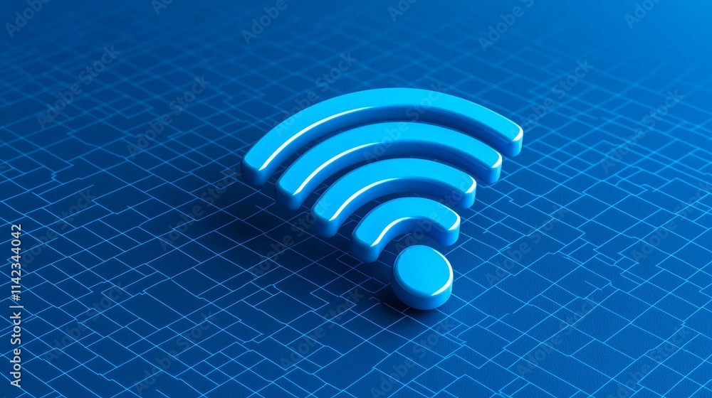 Aufkleber this image represents the wireless connectivity and internet technology of the internet through a di
