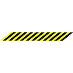 Yellow and Black Safety Barrier Tape for Hazard and Caution Zone Designs