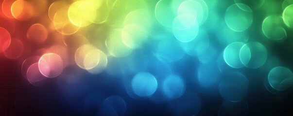 Obraz premium Vibrant Abstract Background with Colorful Bokeh Effect in Soft Gradient Hues