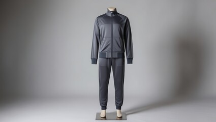 Grey Tracksuit On Mannequin Display Model