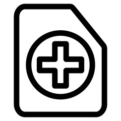 create new document icon element for design