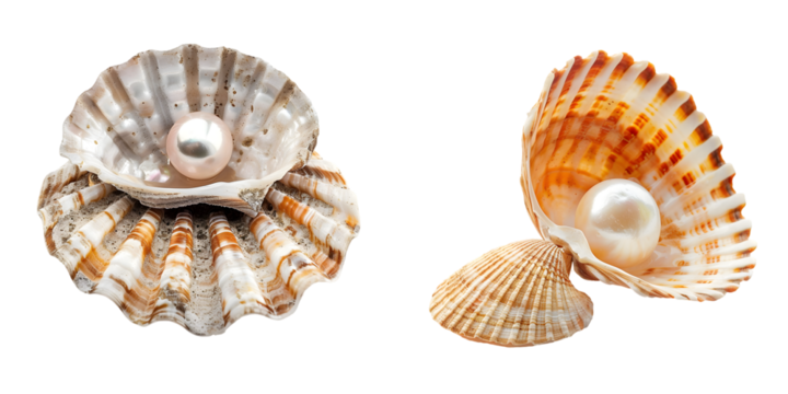Pearl in a shell. Generative AI. - Powered by Adobe
