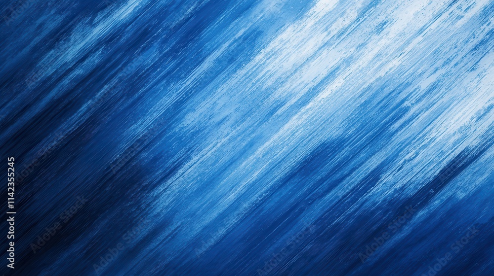 Aufkleber abstract blue texture with brushstroke effect creating a calming oceanic vibe
