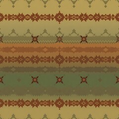 Fototapeta premium Southwest Desert Textile Pattern 