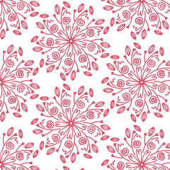 floral ornament pattern