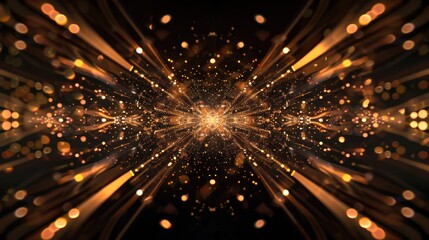 Abstract Golden Light