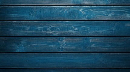 Obraz premium dark blue grunge wooden panels texture used a background 
