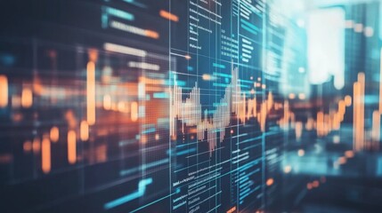 Abstract Technology Background for FinTech Applications