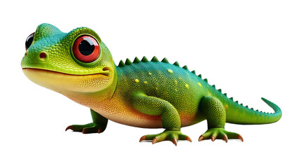 Fototapeta premium iguana isolated on white background PNG