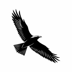 Obraz premium a black and white drawing of a bird with a black outline.