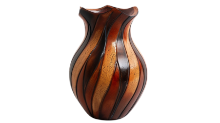 Dynamic Deco Vase on transparent background PNG.