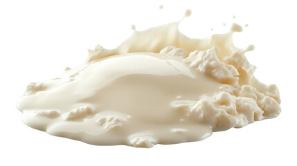 Fototapeta premium Milk splash, transparent background
