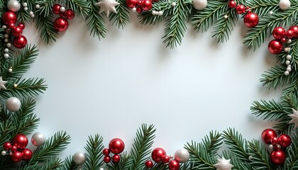 Christmas card with space for wishes