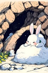 잠든 토끼