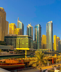 day view of Dubai for background
