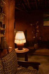 interior of a house, interior of the old house, interior of a mud house, living room, mud house

