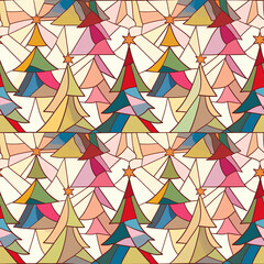 seamless Christmas tree