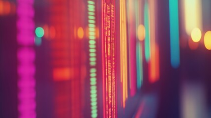 Vibrant Abstract Colors in Educational Context