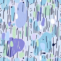 Pastel Dreamscape: Abstract Seamless Pattern 