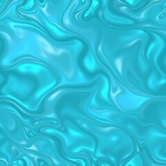 Fototapeta premium Abstract Liquid Teal Swirls: A mesmerizing digital illustration of flowing, vibrant teal liquid. The abstract design evokes movement, energy, and fluidity, perfect for backgrounds, textures.