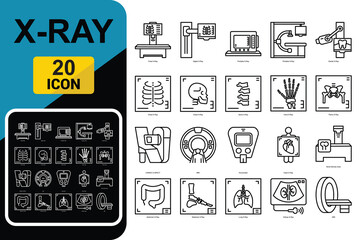 X-Ray Set of high-quality icons that are suitable for X-Ray. And change your next projects with minimalist icon design, perfect for websites, mobile apps, books, social media