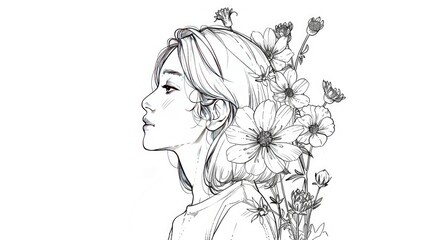 wild flower cosmos flowers