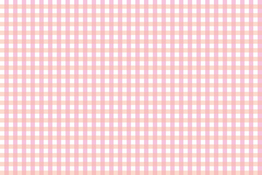 Peach pink plaid pattern